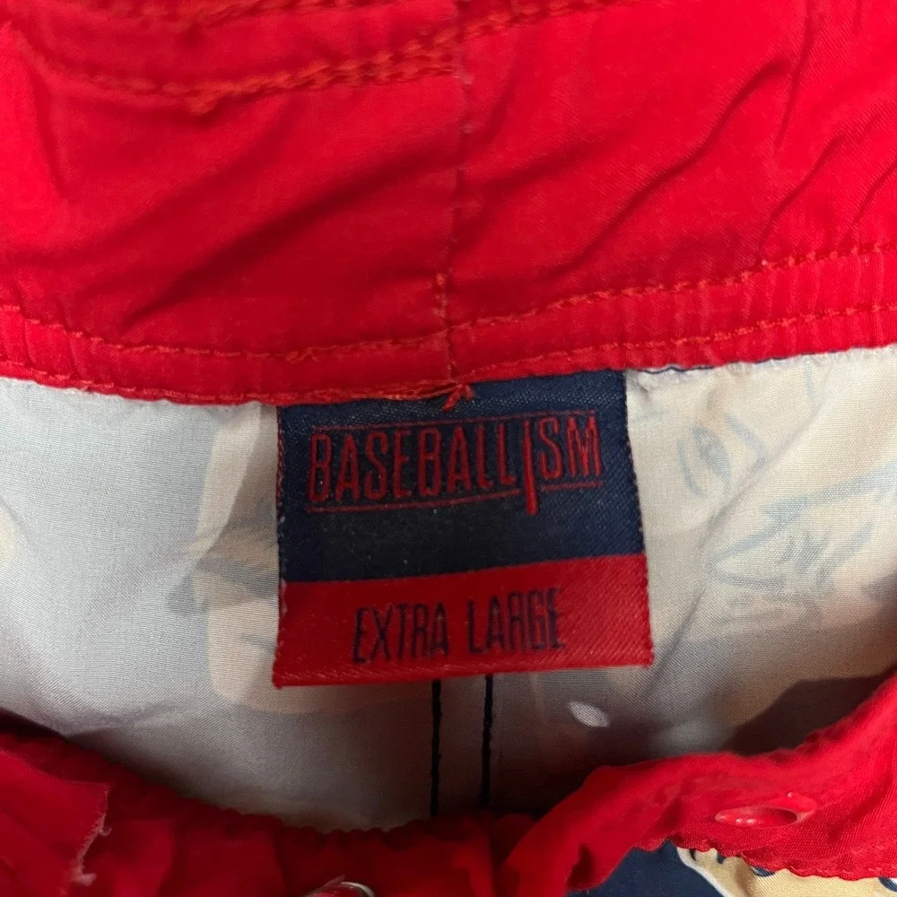 Baseballism Swim Trunks Mens XL Blue Legends Graphic Board Shorts 4-Way Stretch‎